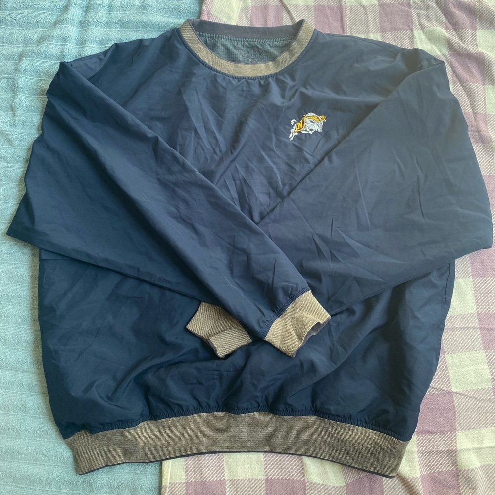 Used L Gear For Sport Blue Nylon Pullover